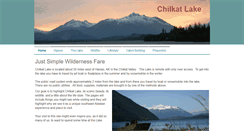 Desktop Screenshot of chilkatlake.com